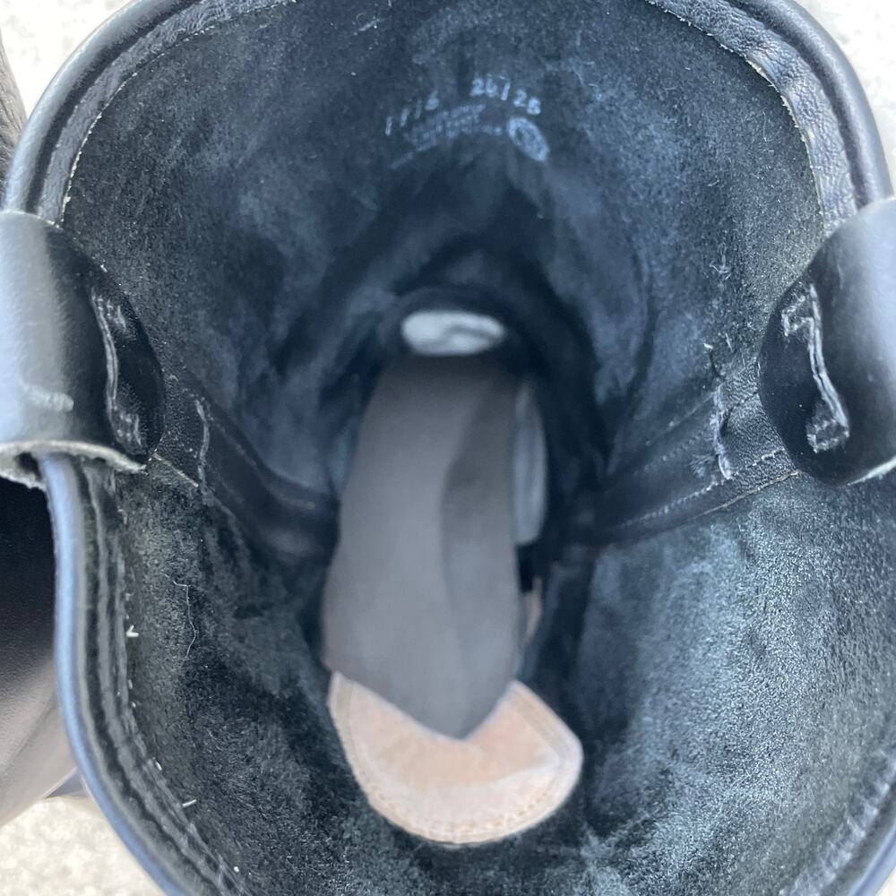 Red Wing Pecos Boots Mens 10.5 B Black Leather Vibram Work Ranch Western Pull On - Picture 11 of 16